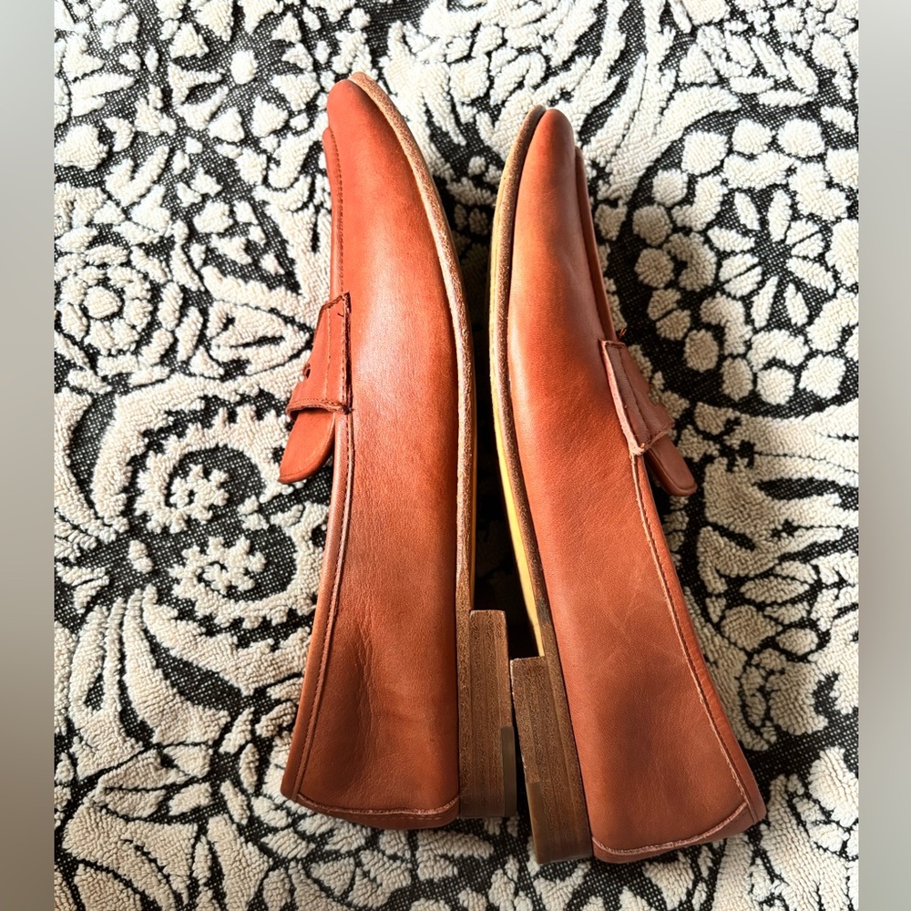 Polo by Ralph Lauren Tan Leather Loafers size 6.5 - Picture 6 of 10